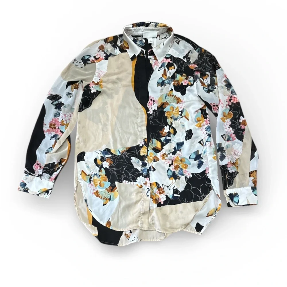 3.1 Phillip Lim Multicolor Floral Blouse - Picture 4 of 7